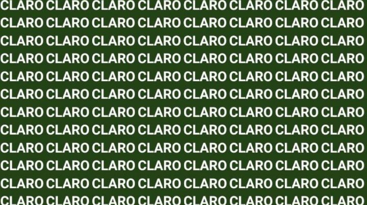 Solo alguien con vista de halcón puede encontrar la palabra 'Clavo' en menos de 5 segundos