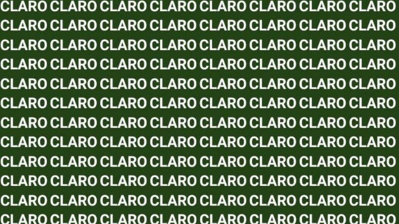 Solo alguien con vista de halcón puede encontrar la palabra 'Clavo' en menos de 5 segundos