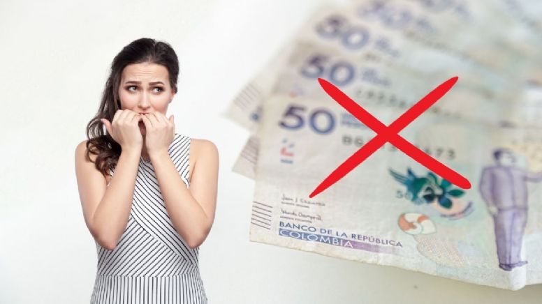 ¿Cómo identificar un billete falso de 50 mil pesos colombianos?