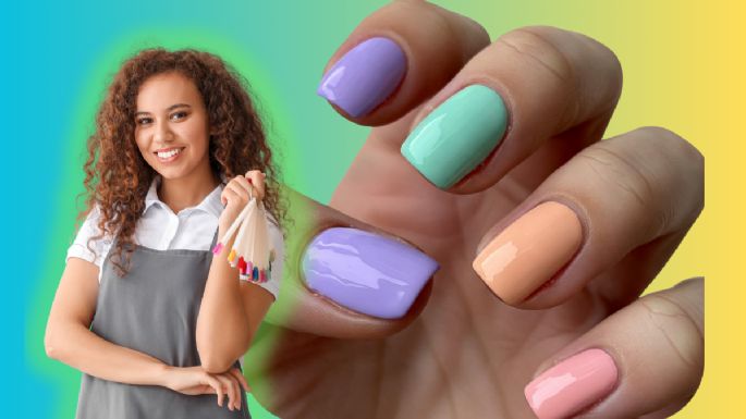 La manicura de colores fuertes, es cosa del pasado: los diseños en tonos pastel que serán la sensaci