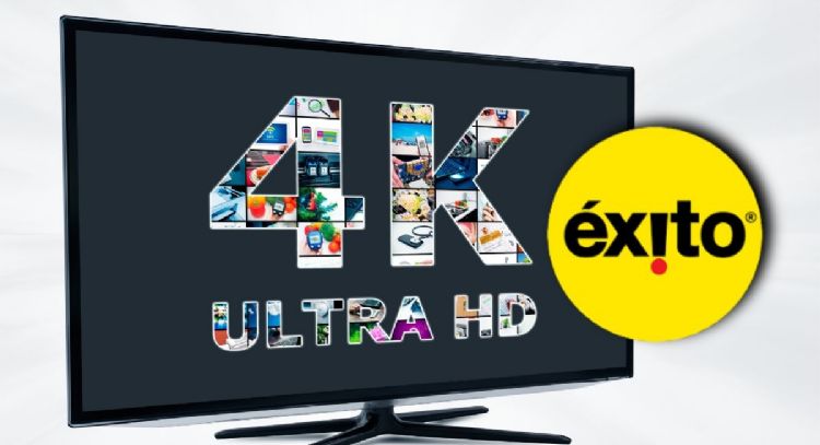 Almacenes Éxito remata televisor HYUNDAI 50 pulgadas con resolución Ultra HD