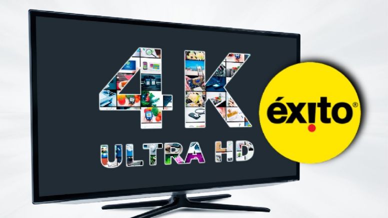 Almacenes Éxito remata televisor HYUNDAI 50 pulgadas con resolución Ultra HD