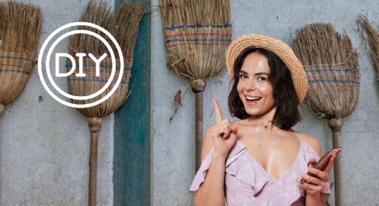 Reciclaje creativo transforma palos de escoba en objetos útiles con técnica DIY