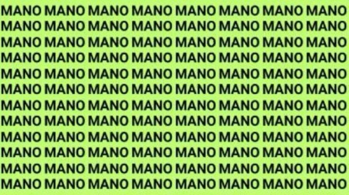 Solo una mente maestra puede encontrar la palabra ‘MAGO’ en menos de 5 segundos
