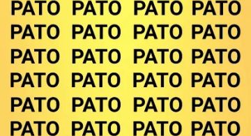 Acertijo visual: solo las personas con vista de halcón podrán encontrar la palabra GATO en tiempo récord