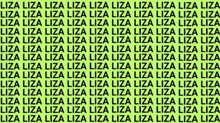 Acertijo visual: solo las personas con vista de halcón podrán encontrar la palabra LISA en 5 segundos