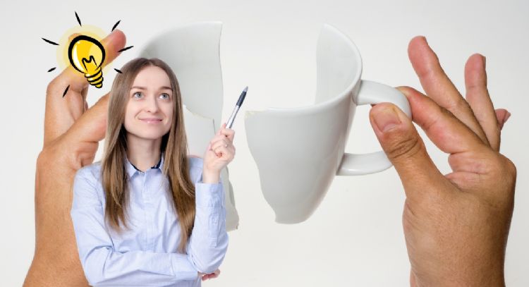 Reciclaje creativo: revelan cómo transformar una taza rota en algo sorprendente