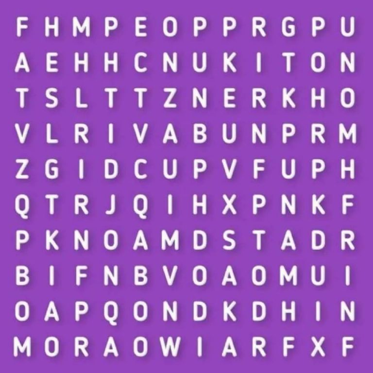 acertijo visual sopa de letras