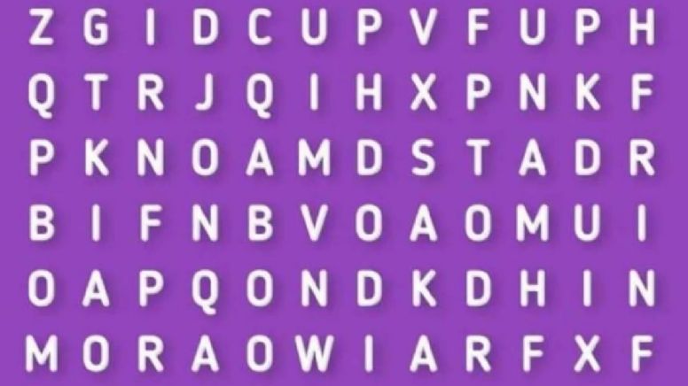 ¿Puedes encontrar la palabra 'FELICIDAD'? El acertijo visual que solo el 3% de las personas resuelve en 5 segundos