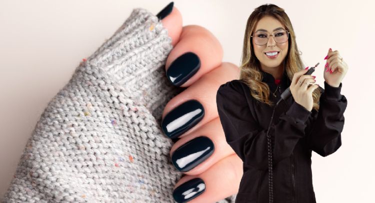 Expertos en belleza revelan el diseño de uñas tipo charol que arrasa en agosto