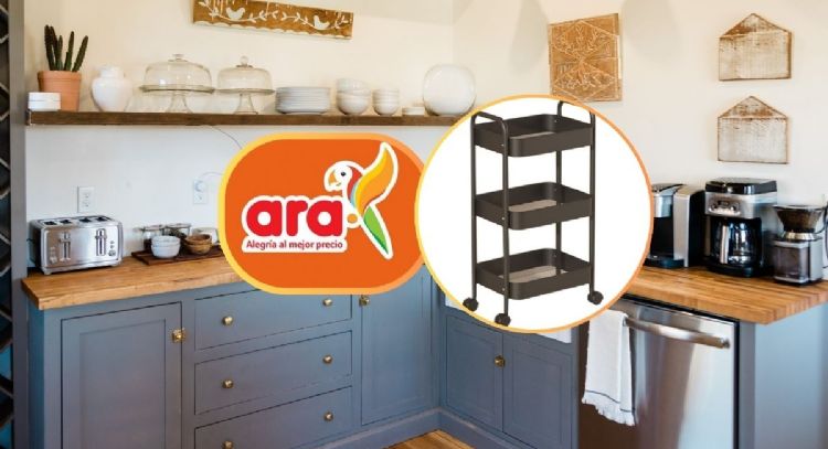 Tiendas Ara liquida este organizador para tu cocina que aporta estilo y es perfecto para ganar espacio