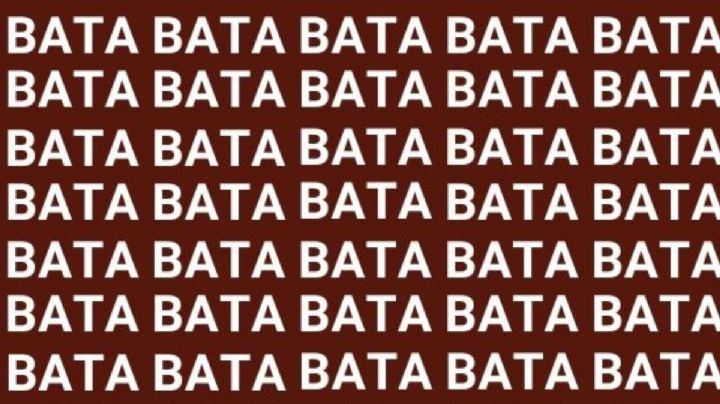 Sólo una persona con vista de halcón puede encontrar la palabra 'BALA' en sólo 5 segundos