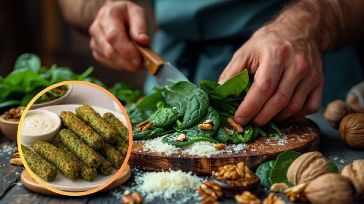 Receta sana y nutritiva del snack que todos quieren probar: bastones de espinaca