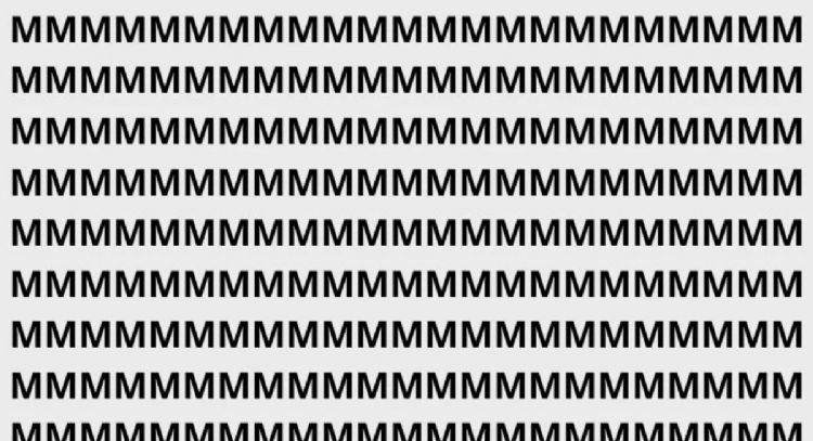 Acertijo visual: solo las personas con visión de halcón podrán encontrar la única letra N