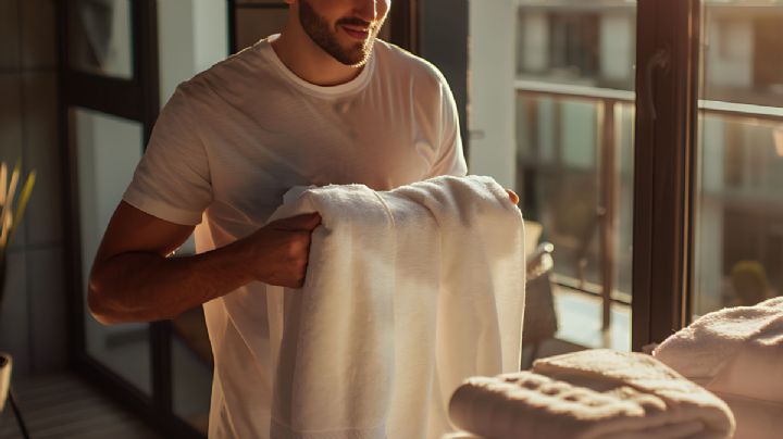 El paso a paso para doblar toallas siguiendo el método KonMari