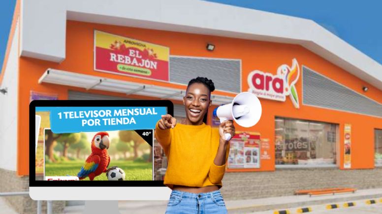 Tiendas Ara ofrece premio de Televisor de 40 pulgadas para sus clientes: en sólo 3 pasos