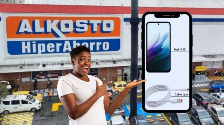 Alkosto pone a precio de remate celular Xiaomi Redmi 15 de 256 GB: con casi 800.000 de descuento