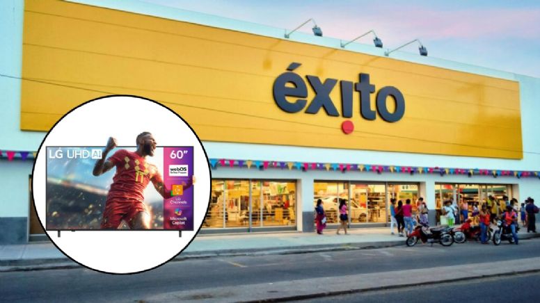 Éxito rebaja Smart TV LG UHD de 60 pulgadas: a casi la mitad de su precio