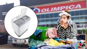 Foto ilustrativa de la nota titulada: Olímpica liquida lavadora semiautomatica LG de carga superior de 8 Kg: descuento de más de $900.000