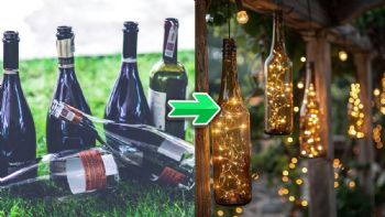 Si tienes botellas viejas, posees un tesoro: conoce las 3 ideas que pueden cambiar tu casa