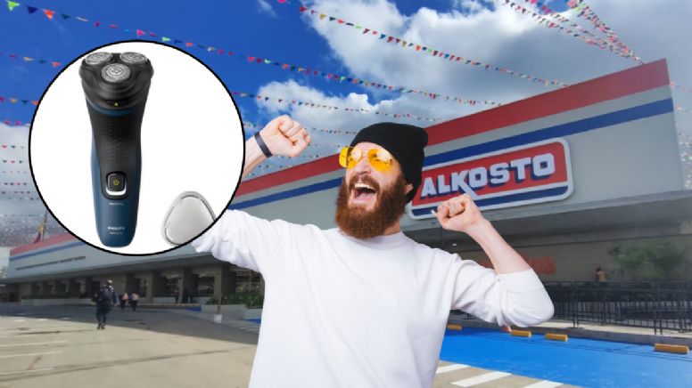 Alkosto pone a precio de regalo afeitadora eléctrica Philips Serie 1000 azul: con casi 40% de descue