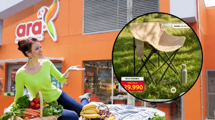 Tiendas Ara estrena la silla plegable que transformará por completo sus salidas al aire libre: fácil de usar y baratísima