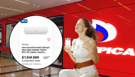 Oferta de Olímpica en aires acondicionados con descuento del 50%: hasta el martes 31 de marzo