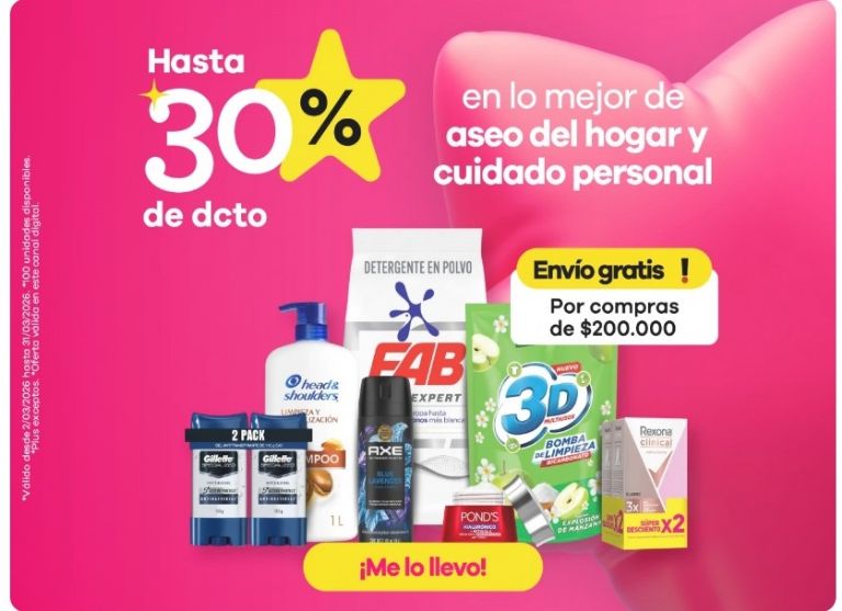 ofertas exito colombia 30% de descuento