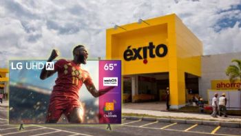 Éxito liquida pantalla LG de 65 pulgadas; tiene resolución 4K, experiencia visual superior y sonido