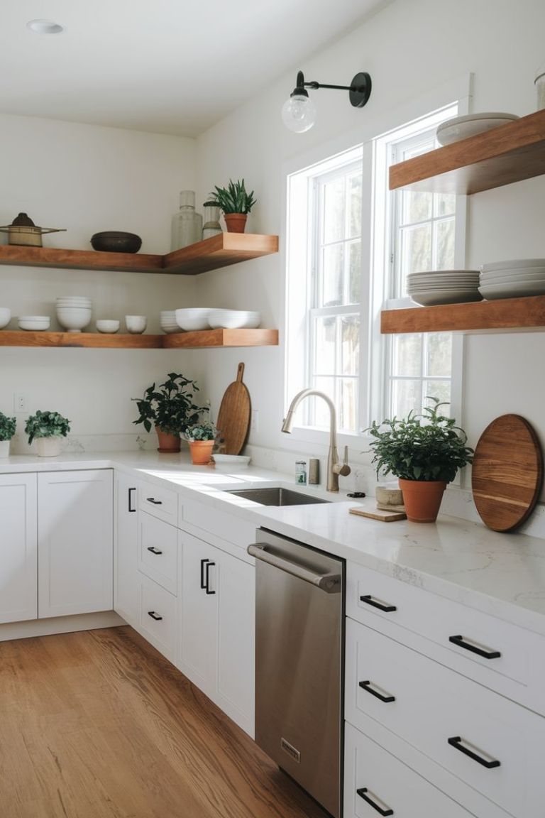modulos flotantes en la cocina para reemplazar a las alacenas tendencias diseno de interiores