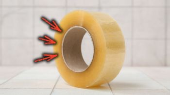 El cartón del final de la cinta pegante no la tires, posees un tesoro en casa: la idea DIY original que pocos conocen