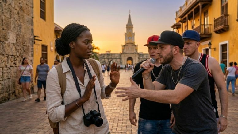 Cartagena: así molestan los raperos callejeros a los turistas