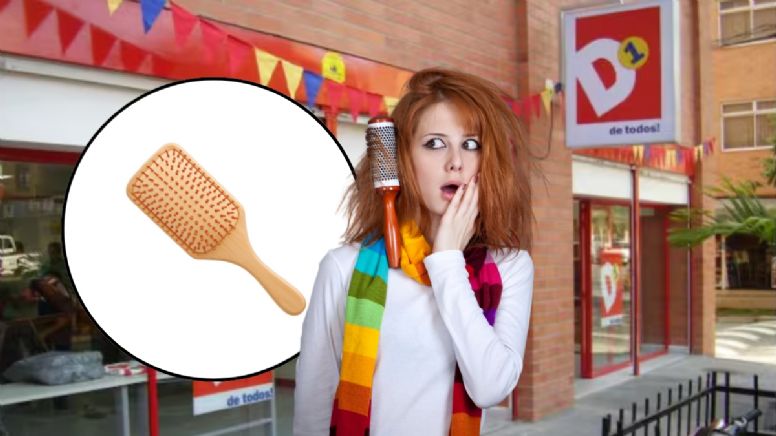 Tiendas D1 ofrece el cepillo de bambú grande anti-frizz para dejar tu cabello sin estática: sustentable y ecológico