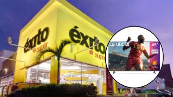 Supermercado Éxito lanza a precio de regalo pantalla Smart TV LG de 65 pulgadas con descuento: con tecnología 4K y sonido envolvente