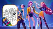 Foto ilustrativa de la nota titulada: Día de la Niñez: 3 imágenes ideales para imprimir y colorear de ‘Las Guerreras K-Pop’