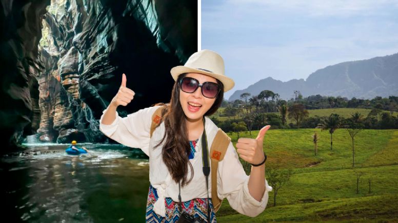 Orgullo regional: el mejor cañón natural en Orinoquía con aguas verdes: ideal para una aventura en familia