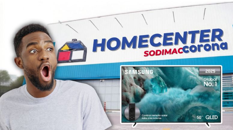 Homecenter dispara oferta de Smart TV Samsung de 50 pulgadas con descuento: procesador Q4 con AI y sonido envolvente