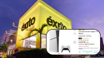 Supermercado Éxito liquida consola PlayStation 5 de 1 TB: de color blanca y con garantía