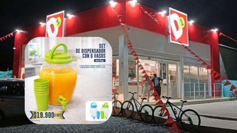 Tiendas D1 lanza el colorido set dispensador ideal para reuniones con familiares y amigos