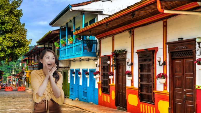 El rincón “más bello de Antioquia” que debes conocer en las próximas vacaciones: con balcones coloridos y decorados con flores