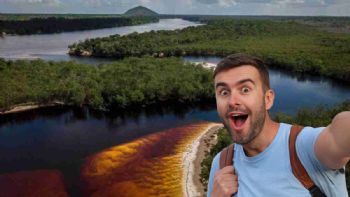 Orgullo guainiano: el hermosos lugar en el Sur famoso por su agua roja, ideal para visitar este fin de semana