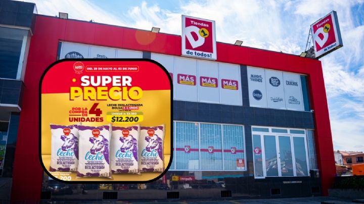 D1: la mejor promoción en leches con descuento: oferta válida hasta el miércoles 03 de junio